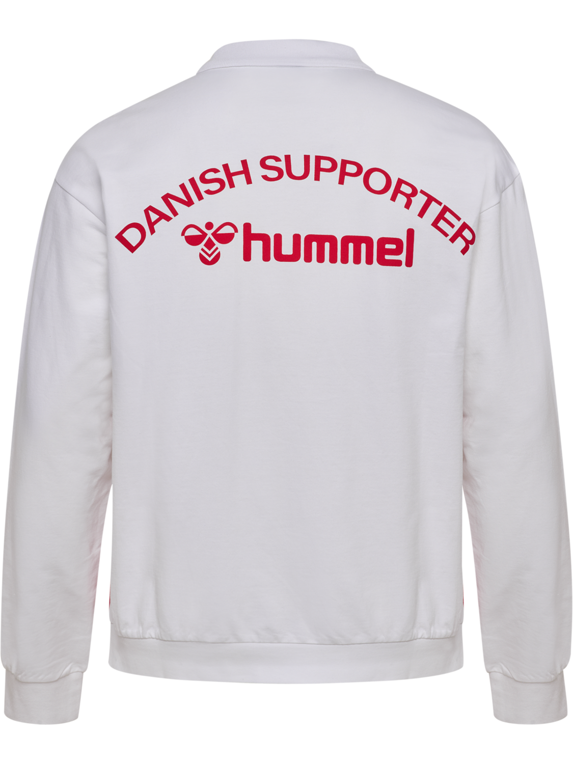 DBU 26 FAN DYNAMITE TEE LS, WHITE/TANGO RED, packshot