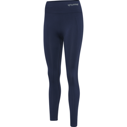 hmlTIF SEAMLESS HIGH WAIST TIGHTS, BLACK IRIS hmlTIF SEAMLESS HIGH WAIST TIGHTS, BLACK IRIS, packshot