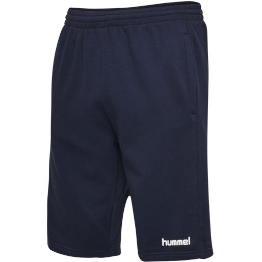 HUMMEL GO KIDS COTTON BERMUDA SHORTS, MARINE, packshot