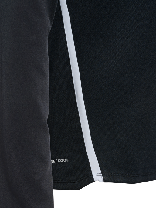 hmlLEAD 2.0 HALF ZIP, BLACK/ASPHALT, packshot