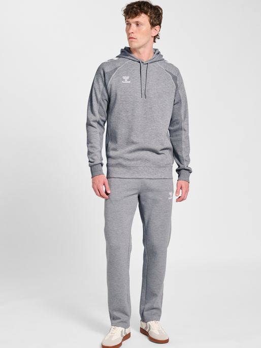 hmlMOVE 2.0 PANTS, GREY MELANGE, model
