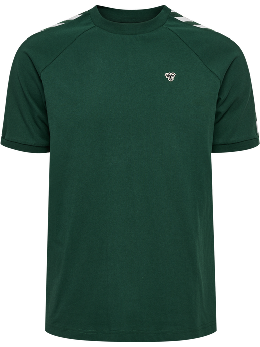 hmlARCHIVE LOOSE T-SHIRT S/S, DARK GREEN, packshot