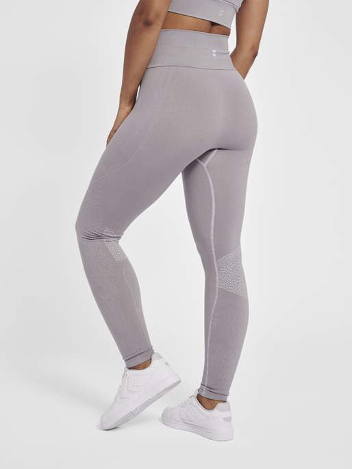 hmlMT FLOW SEAMLESS HW TIGHTS, MINIMAL GRAY, model