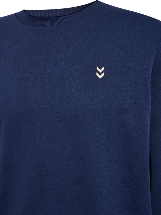 hmlPULSE SWEAT CREWNECK, DRESS BLUES, packshot