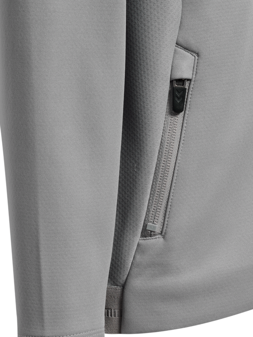 hmlCIMA 2.0 ZIP HOODIE KIDS, ALLOY hmlCIMA 2.0 ZIP HOODIE KIDS, ALLOY, packshot