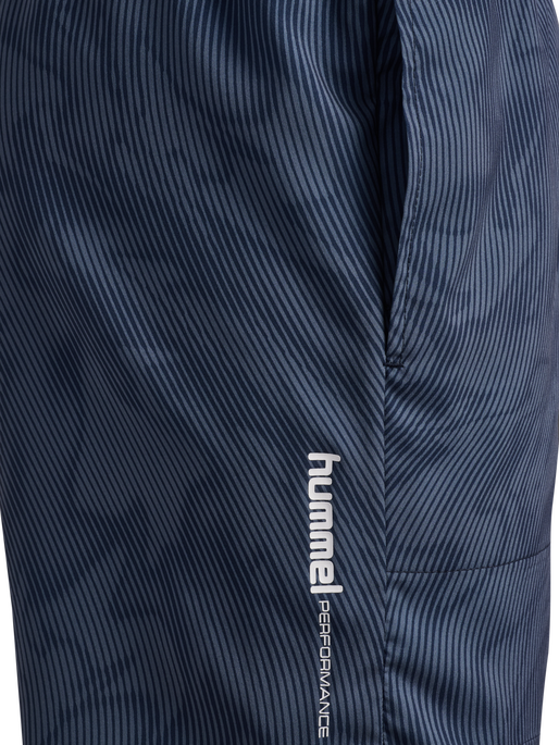 hmlPULSE AOP WORKOUT SHORTS SET, BLUE MIRAGE/DRESS BLUE, packshot
