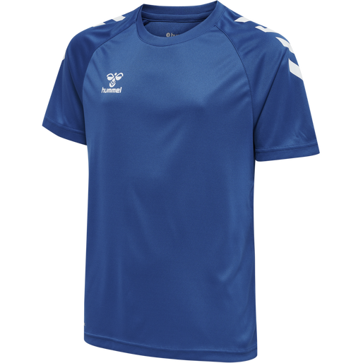 hmlCORE XK CORE POLY TEE S/S KIDS, TRUE BLUE hmlCORE XK CORE POLY TEE S/S KIDS, TRUE BLUE, packshot