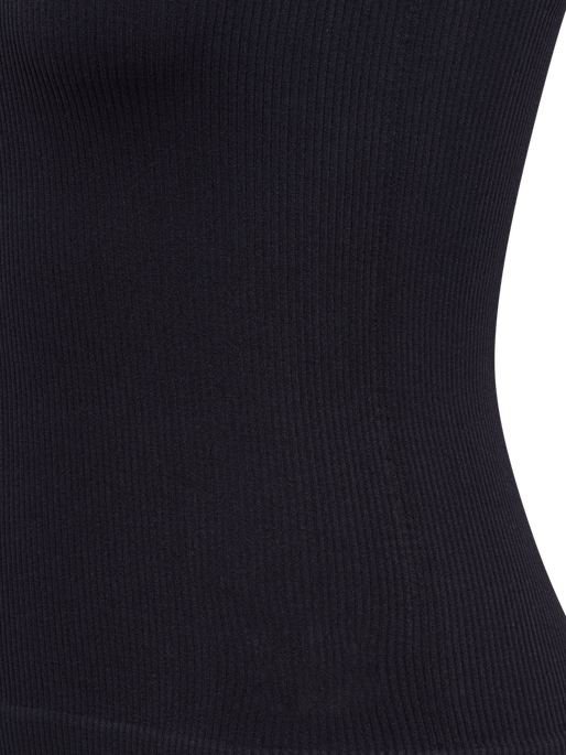 hmlPULSE SEAMLESS RIB W TANK TOP, BLACK, packshot