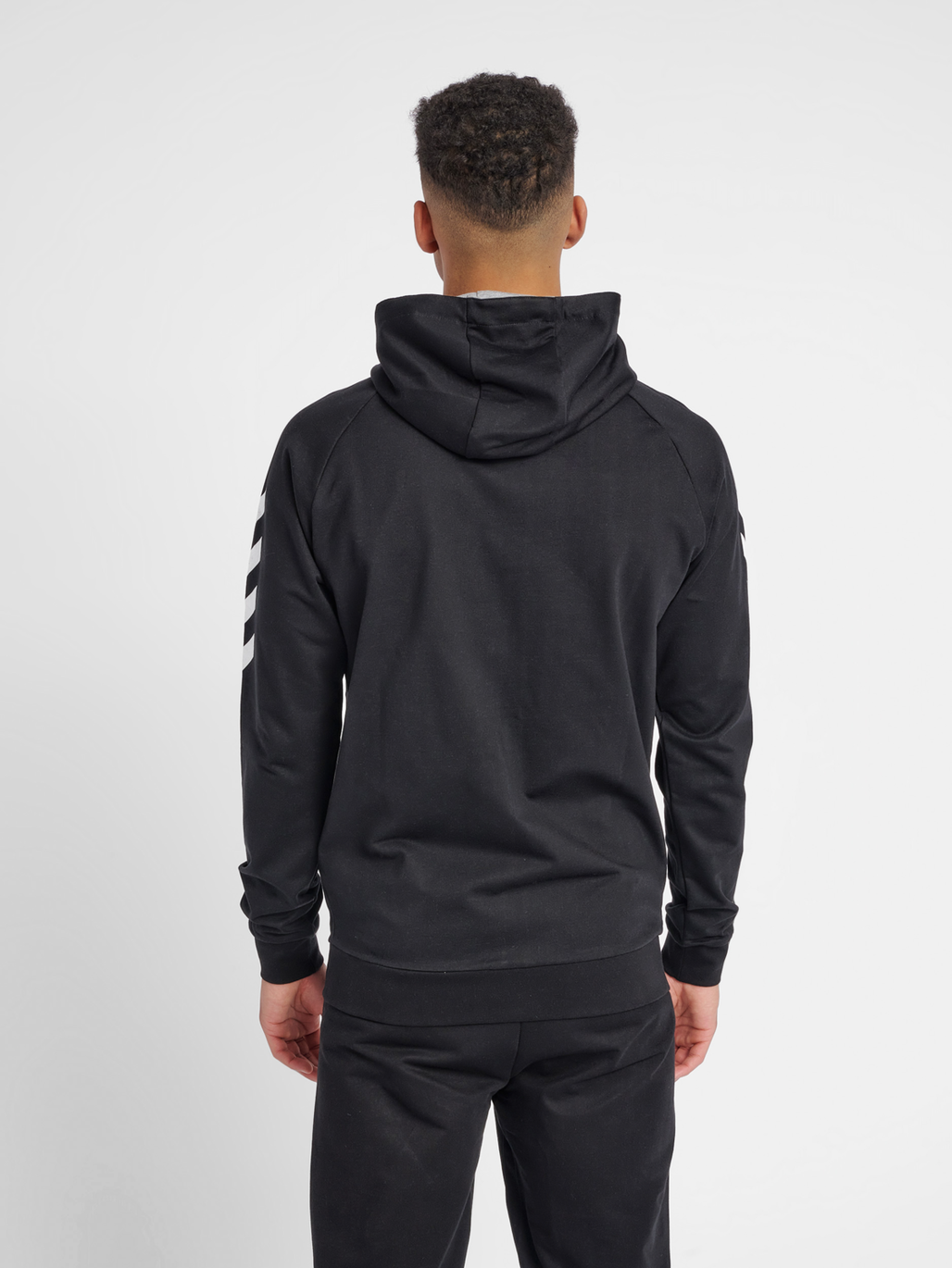 hummel GO COTTON ZIP HOODIE BLACK hummelsport