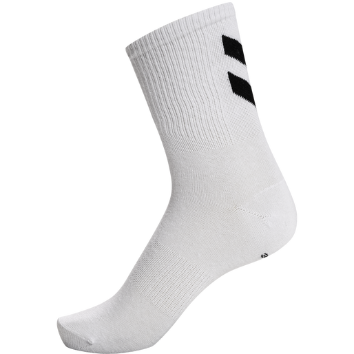 hmlCHEVRON 6-PACK SOCKS, WHITE/WHITE hmlCHEVRON 6-PACK SOCKS, WHITE/WHITE, packshot