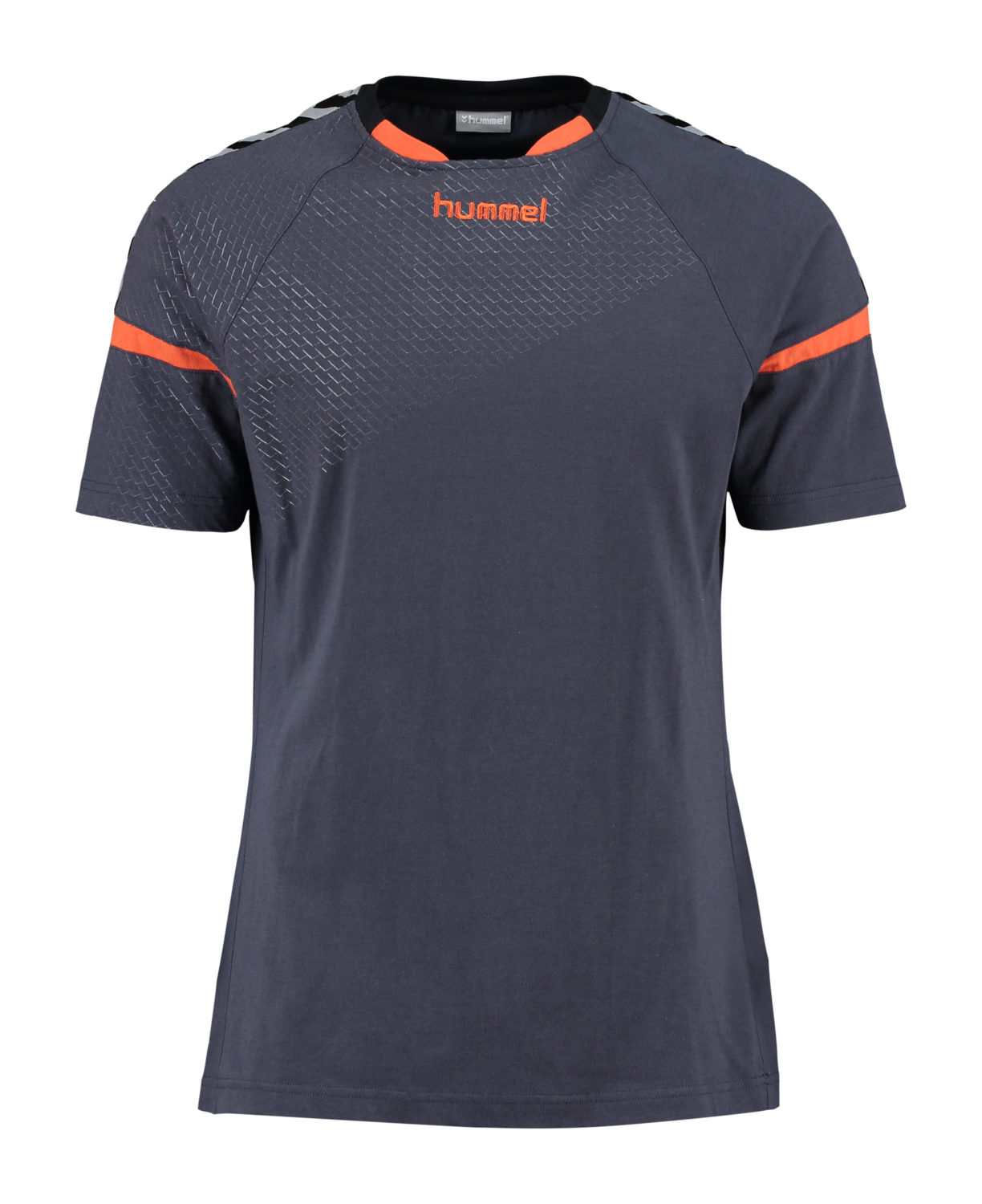 AUTHENTIC CHARGE SS TRAINING JERSEY, OMBRE BLUE/NASTURIUM, packshot