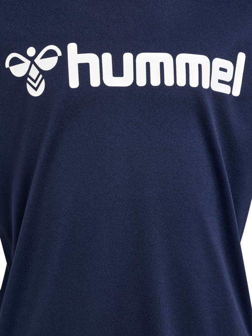 hmlLOGO JERSEY S/S KIDS, MARINE, packshot