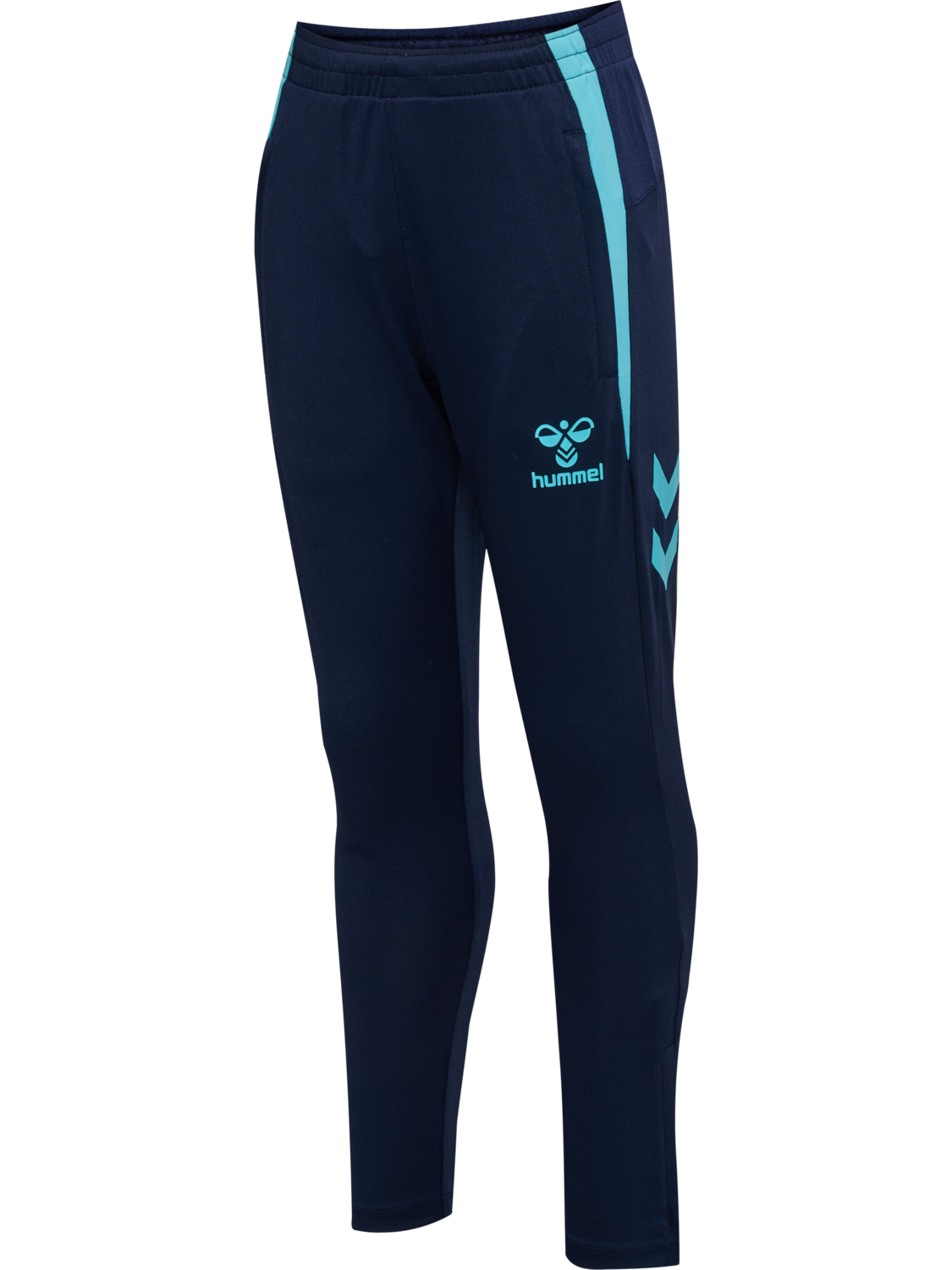 hmlLEAD 2.0 TRAINING PANTS KIDS, MARINE/BLUE FISH, packshot