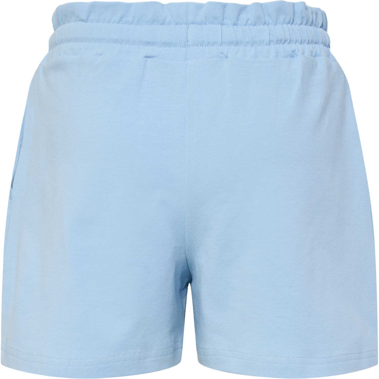 hmlFLOWY RUFFLE SHORTS, CERULEAN, packshot