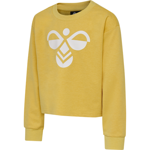 hmlCINCO SWEATSHIRT, CREAM GOLD, packshot