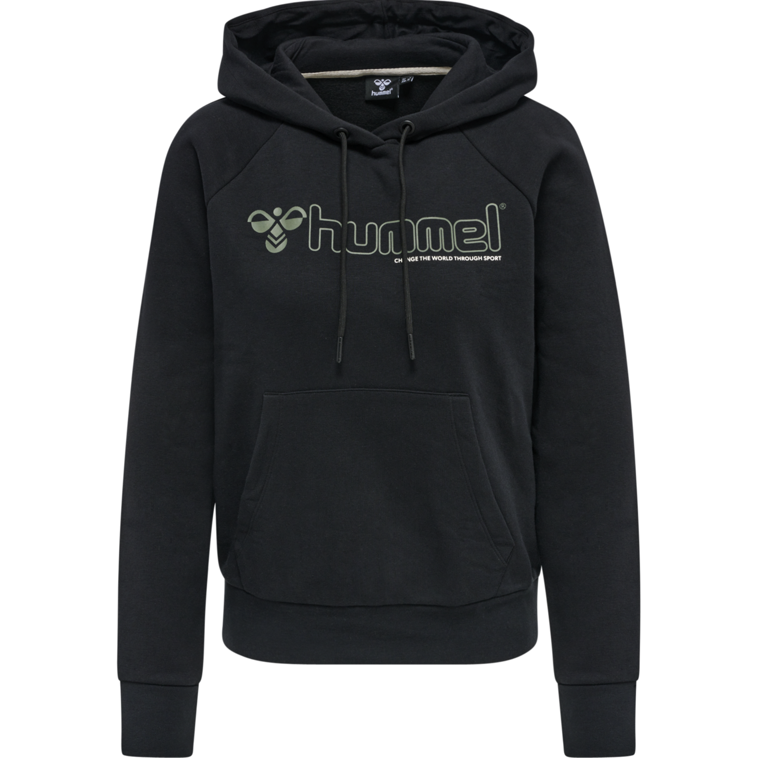 hmlNONI HOODIE, BLACK, packshot