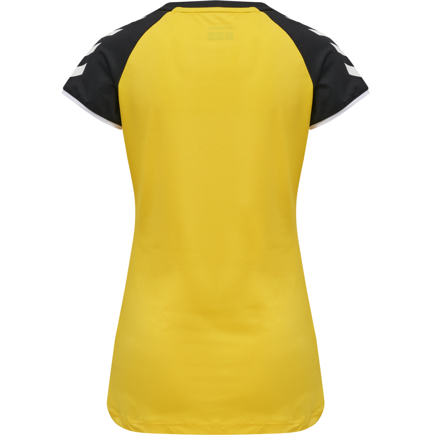 hmlCORE VOLLEY STRETCH TEE WO, BLAZING YELLOW, packshot