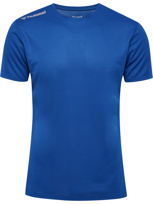 hmlRUN JERSEY S/S, TRUE BLUE, packshot