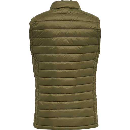 hmlRED QUILTED WAISTCOAT WOMAN, DARK OLIVE, packshot
