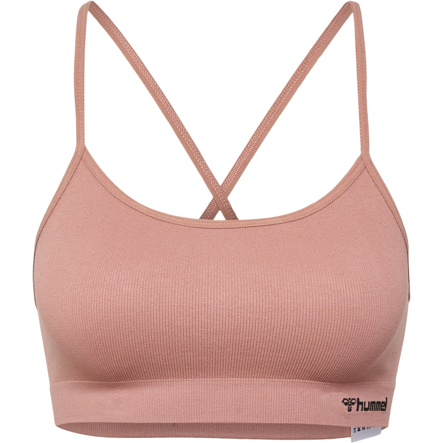 hmlJUNO 2 PACK SEAMLESS BRA, ASH ROSE/PALOMA, packshot