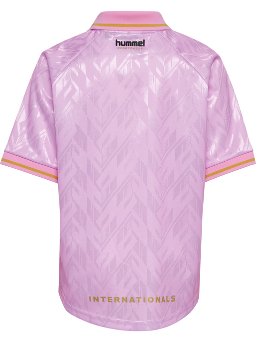 hmlJR LOOSE BAY SOCCER JERSEY S/S, PASTEL LAVENDER, packshot