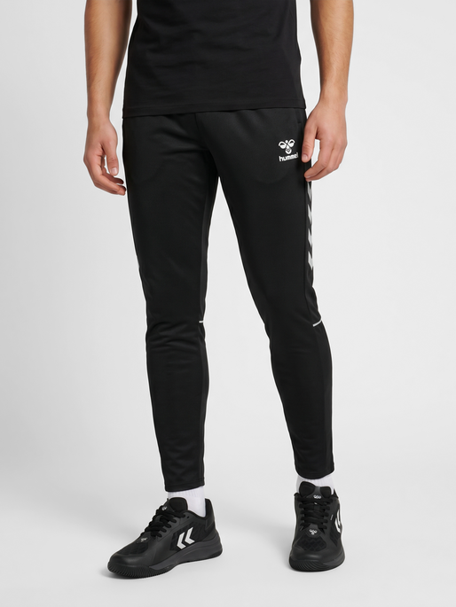 hmlCORE 2.0 TRAINING PANTS, BLACK/WHITE, model