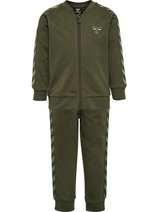 hmlBILLE TRACKSUIT, OLIVE NIGHT, packshot