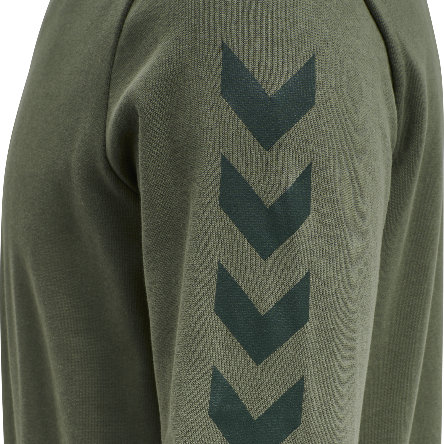 hmlLEGACY CHEVRON SWEATSHIRT, BEETLE, packshot