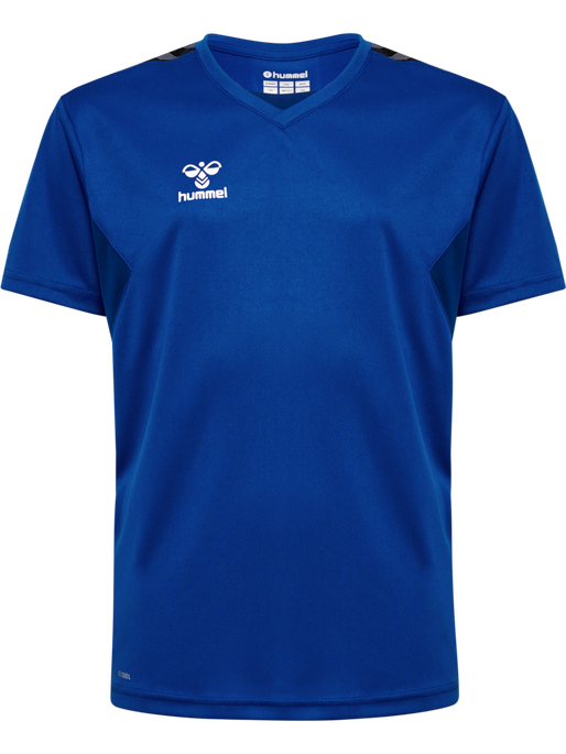 hmlAUTHENTIC PL JERSEY S/S KIDS, TRUE BLUE, packshot
