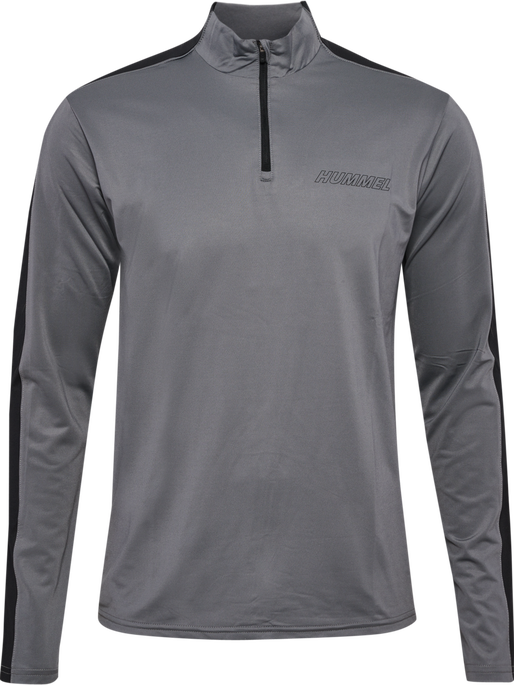 hmlTE STRENGTH PL HALF ZIP, QUIET SHADE, packshot
