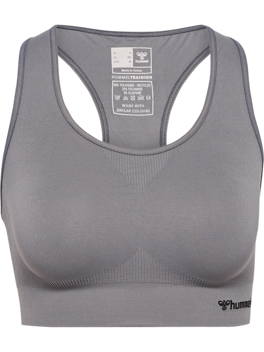 hmlTIF SEAMLESS SPORTS TOP, QUIET SHADE, packshot