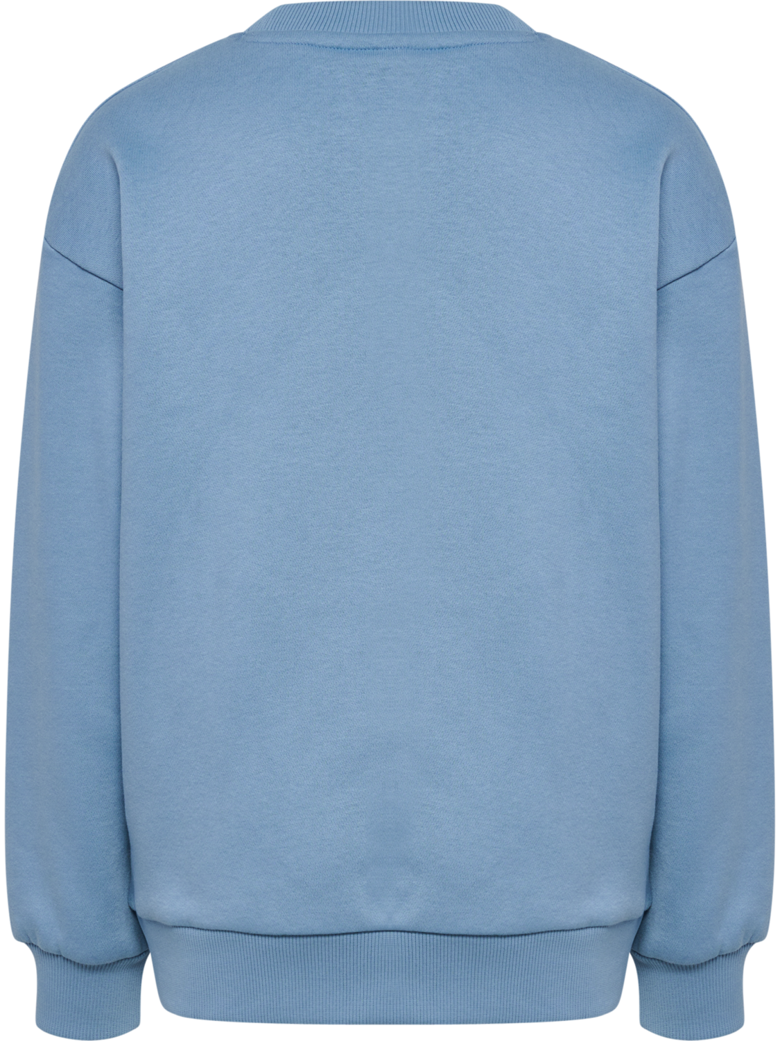 hmlJR LOOSE CREWNECK BEE, FADED DENIM, packshot