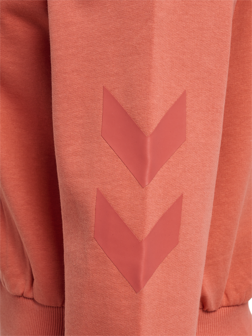 hmlLEGACY WOMAN SWEATSHIRT, APRICOT BRANDY, packshot