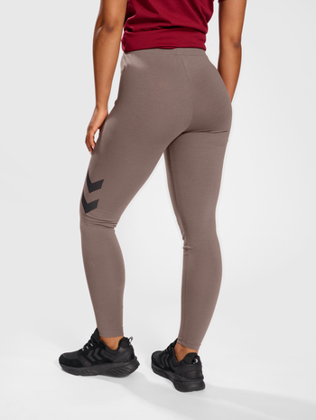 hmlLEGACY WOMAN HIGH WAIST TIGHTS, IRON, model