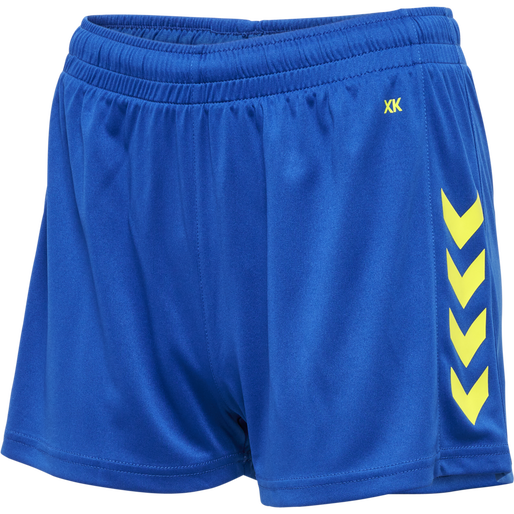 hmlCORE XK POLY SHORTS WOMAN, TRUE BLUE/BLAZING YELLOW hmlCORE XK POLY SHORTS WOMAN, TRUE BLUE/BLAZING YELLOW, packshot