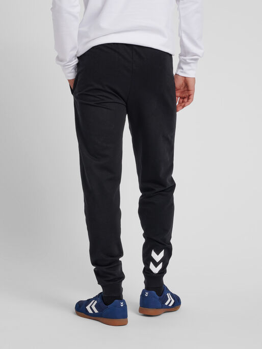 HUMMEL GO COTTON PANT, BLACK, model