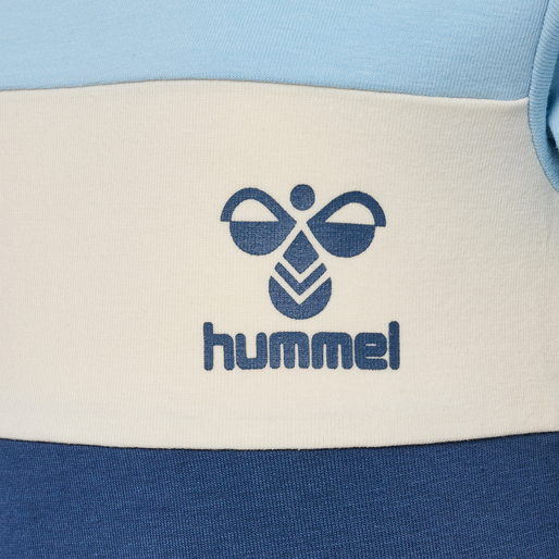 hmlHAPPY BLOCK BODY S/S, CERULEAN, packshot