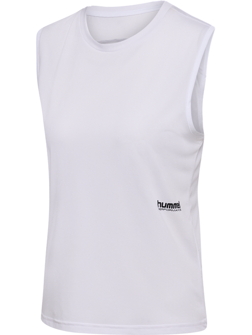 hmlPULSE WORKOUT W TANKTOP, WHITE, packshot