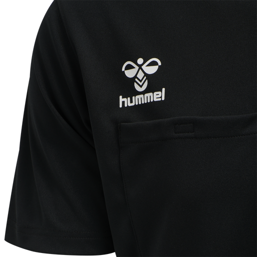 hmlREFEREE CHEVRON JERSEY S/S, BLACK, packshot