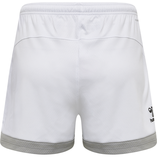hmlLEAD WOMENS POLY SHORTS, WHITE, packshot