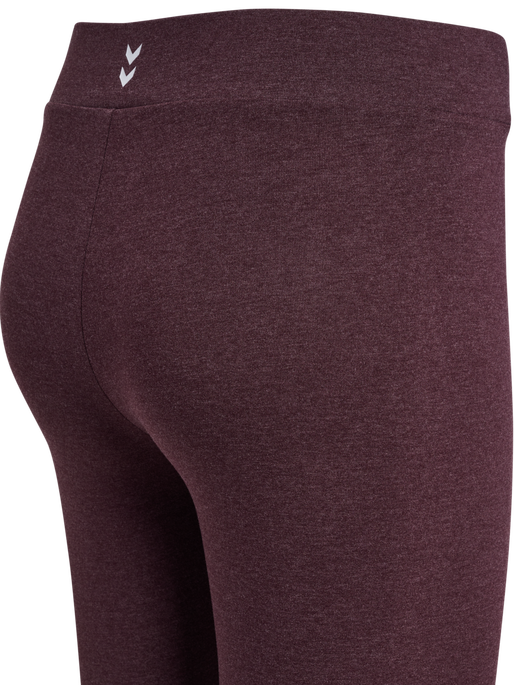 hmlPULSE LOGO MW TIGHTS, FUDGE MELANGE hmlPULSE LOGO MW TIGHTS, FUDGE MELANGE, packshot