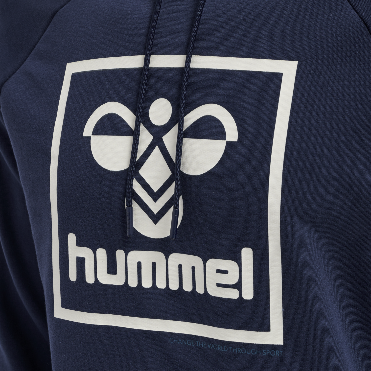 hmlISAM HOODIE, BLACK IRIS, packshot