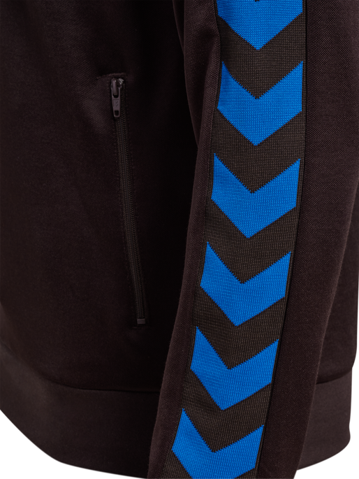 hmlARCHIVE REGULAR POLY ZIP JACKET, CHOCOLATE PLUM/CHOCOLATE PLUM, packshot