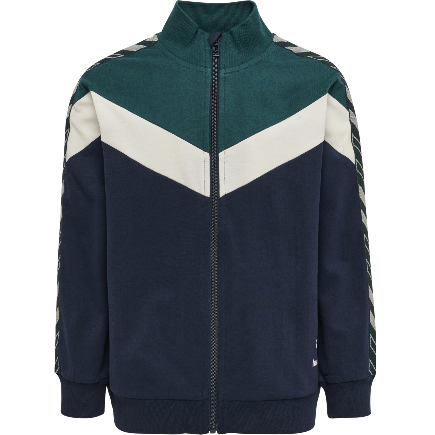 hmlBRADLEY ZIP JACKET, BLACK IRIS, packshot