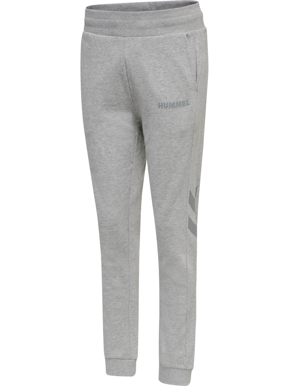 hmlLEGACY WOMAN TAPERED PANTS, GREY MELANGE, packshot