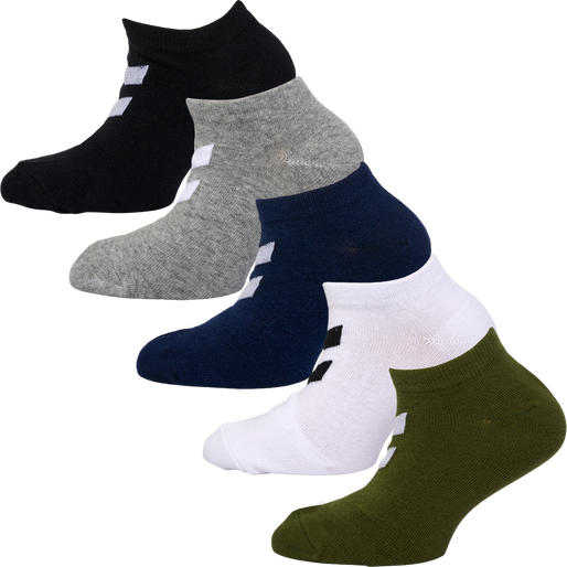 hmlMATCH ME SOCK 5-PACK, DARK OLIVE, packshot