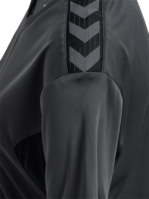 hmlAUTHENTIC PL JERSEY S/S WOMAN, ASPHALT, packshot