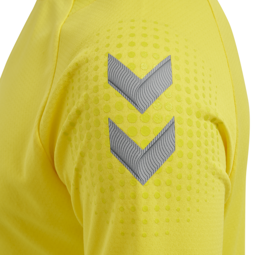 hmlLEAD S/S POLY JERSEY, BLAZING YELLOW hmlLEAD S/S POLY JERSEY, BLAZING YELLOW, packshot