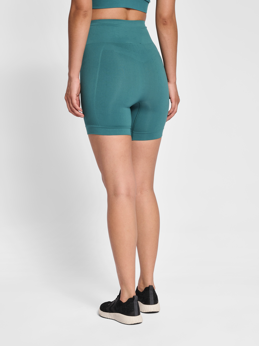 hmlTIF SEAMLESS SHORTS, NORTH ATLANTIC, model