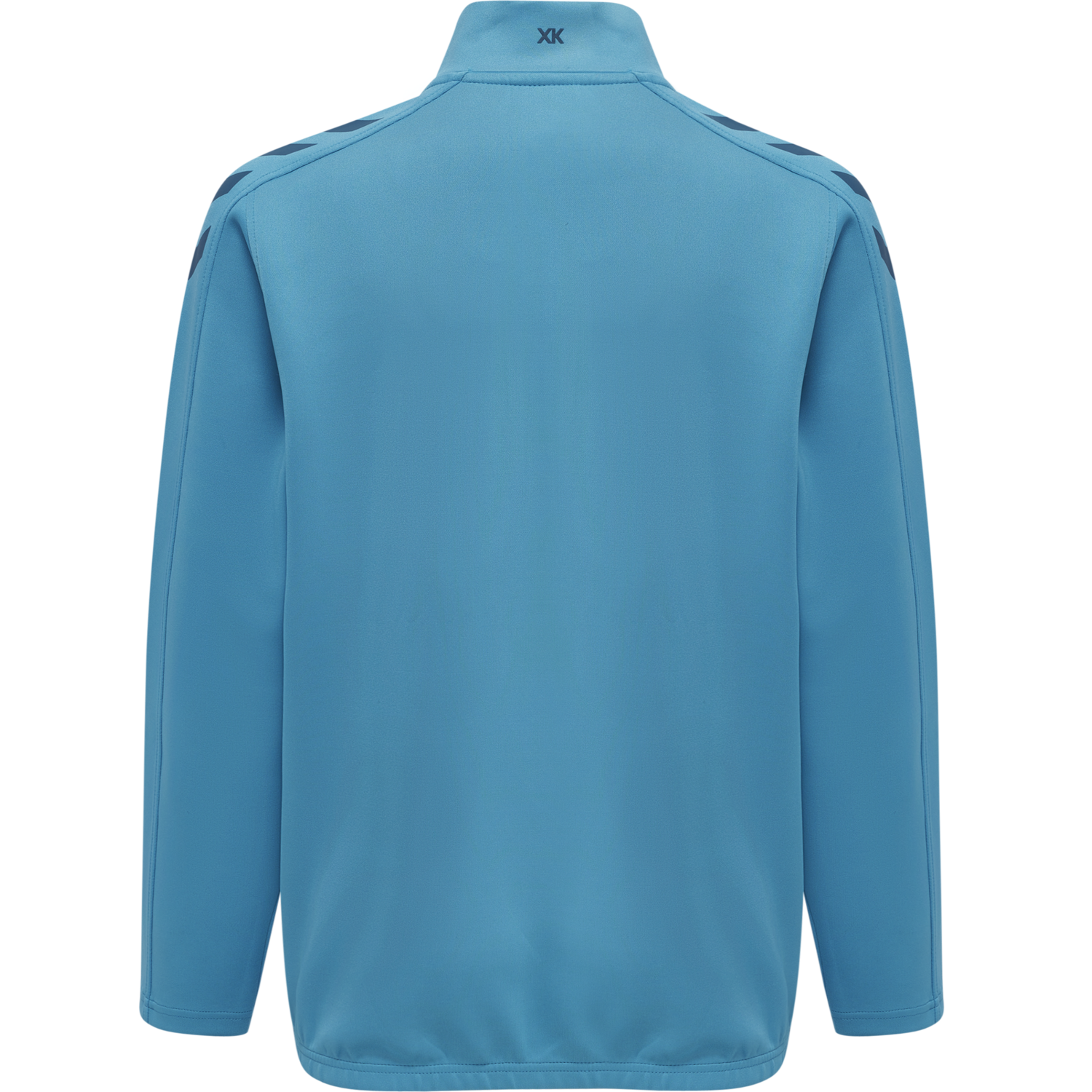 hmlCORE XK HALF ZIP POLY SWEAT KIDS, BLUE DANUBE, packshot